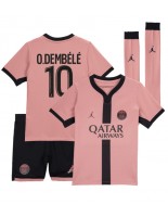 Paris Saint-Germain Ousmane Dembele #10 Alternativní dres pro děti 2024-25 Krátký Rukáv (+ trenýrky)